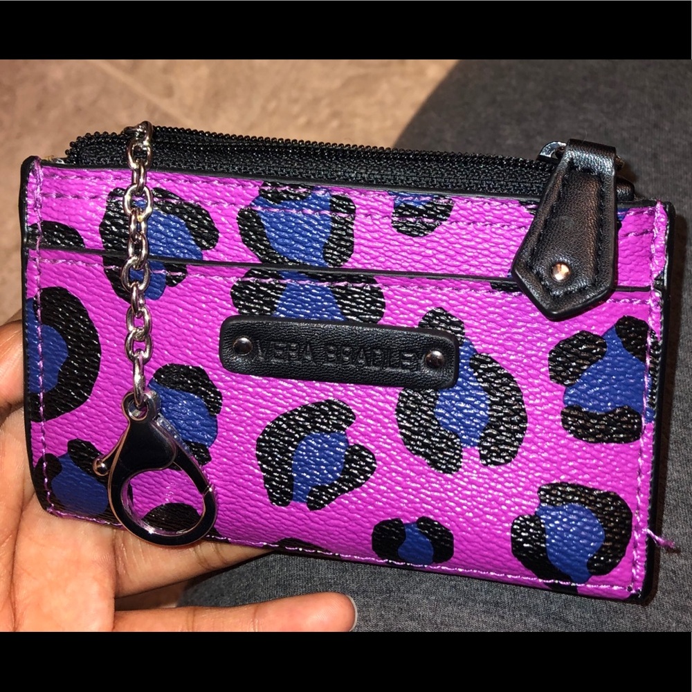 Small Leopard print Vera Bradley wallet/coin purse